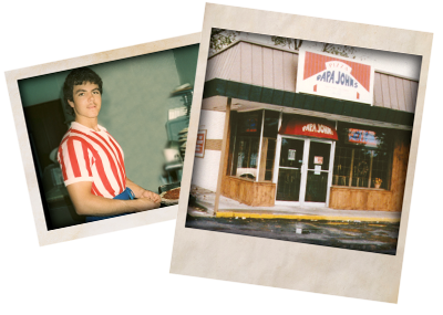 The very first Papa John's (1985)